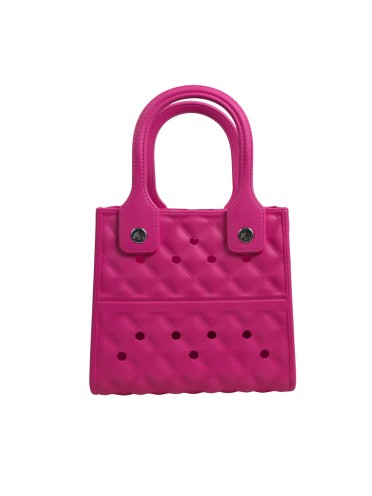 Madosh Women’s Mini Beach Tote Bag | Waterproof EVA Pool Handbag | Small Lightweight Carry Bag for Beach, Mini Rubber Travel & Daily Use Handbag– Pink